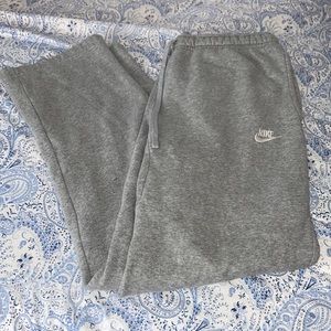 Large grey Nike sweatpants